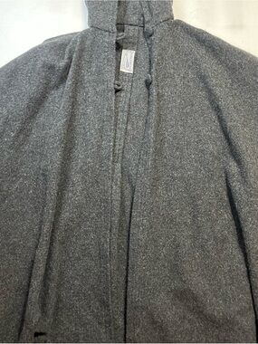 Vintage Texas Body HangingsWomen's Hooded Wool-Blend Cape Coat - Gray